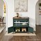 Best Choice Products 36in Large Rolling Kitchen Island Cart, 2-Door Cabinet, Outlet, Hooks, & Wheels